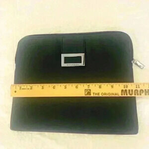 BVLGARI Black CLUTCH Bag Tablet Cosmetic ACCESSORIES Bag